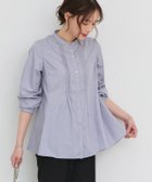 【ピエロ/Pierrot】の【D会場】ピンタックフレアブラウス 167cm / グレー / M|ID: prp329100004971449 ipo3291000000037366017