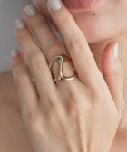【ピエロ/Pierrot】のRASW ダブルシルエットリング 大人の最旬トレンドファッション＆コーディネート founy(ファウニー) ファッション Fashion レディースファッション Fashion for Women おすすめ Recommended / Our Picks アクセサリー Fashion Accessories コーティング Coating, Coated Finish シルバー Silver, Metallic Silver プチプライス・低価格 Affordable / Budget Price thumbnail ゴールド / F|ID: prp329100004971464 ipo3291000000037281247