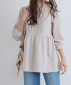 【ピエロ/Pierrot】のピンタックパールフレアTブラウス 166cm / グレー / M|ID: prp329100004971488 ipo3291000000037281385