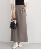 【ピエロ/Pierrot】のストレスフリーな着心地ストレッチIラインスカート 163cm / モカブラウン / M|ID: prp329100004971538 ipo3291000000037281615