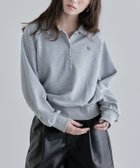 【ピエロ/Pierrot】のECLAM ラメ入り刺繍ポロスウェット [ECLAM] ラメ入り刺繍ポロスウェット|ID: prp329100004971578 ipo3291000000037281783