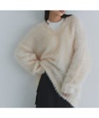 【ピエロ/Pierrot】のECLAM シャギーVネックニット [ECLAM] シャギーVネックニット|ID: prp329100004971588 ipo3291000000037281826