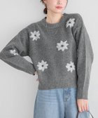【ピエロ/Pierrot】のフラワー刺繍ニット フラワー刺繍ニット|ID: prp329100004971620 ipo3291000000037281960