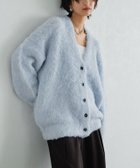 【ピエロ/Pierrot】のRASW シャギーロングニットカーディガン 166cm / 杢ライトブルー / M|ID: prp329100004971650 ipo3291000000037282113