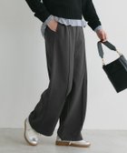 【ピエロ/Pierrot】の裏起毛ポンチパンツ 大人の最旬トレンドファッション＆コーディネート founy(ファウニー) ファッション Fashion レディースファッション Fashion for Women パンツ Pants & Trousers フラット Flat, Flat Shoes プチプライス・低価格 Affordable / Budget Price 冬 Winter / This Winter thumbnail 167cm / チャコール / M|ID: prp329100004971672 ipo3291000000037282211