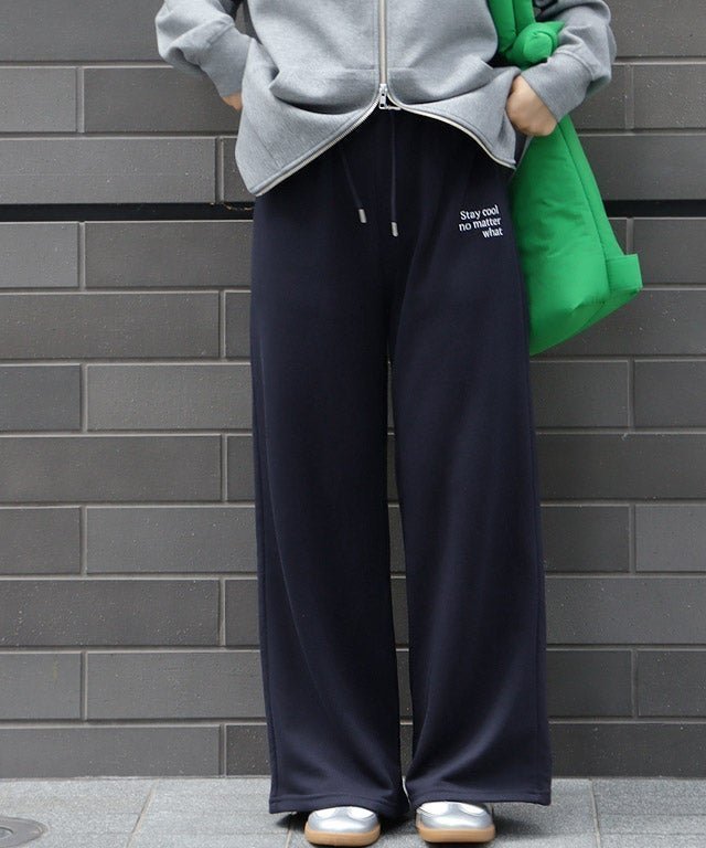 【ピエロ/Pierrot】の刺繍スウェットパンツ インテリア・キッズ・メンズ・レディースファッション・服の通販 founy(ファウニー) https://founy.com/ ファッション Fashion レディースファッション Fashion for Women パンツ Pants & Trousers シルバー Silver, Metallic Silver スウェット / スエット Sweatshirt, Sweatwear スタイリッシュ Stylish, Fashionable プチプライス・低価格 Affordable / Budget Price リラックス Relax, Relaxed Fit |ID: prp329100004971686 ipo3291000000037282282