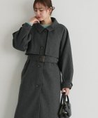 【ピエロ/Pierrot】のアレンジカラーシングルロングコート 167cm / 杢チャコール / M|ID: prp329100004971753 ipo3291000000037282512