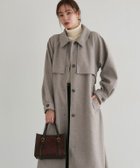 【ピエロ/Pierrot】のアレンジカラーシングルロングコート 167cm / 杢モカグレー / M|ID: prp329100004971753 ipo3291000000037282513
