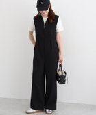 【ピエロ/Pierrot】のキーネックオールインワン 163cm / ブラック / M|ID: prp329100004971798 ipo3291000000037282652