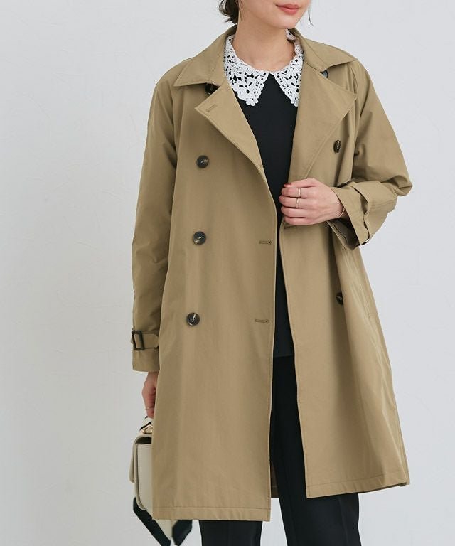 【ピエロ/Pierrot】の撥水・軽量ベーシックトレンチコート インテリア・キッズ・メンズ・レディースファッション・服の通販 founy(ファウニー) 　ファッション　Fashion　レディースファッション　Fashion for Women　アウター　Coat / Outerwear Collection　コート・ロングコート・ピーコート　Long Coats, Peacoats & More　レディースジャケット・軽アウター　Jackets　トレンチコート / 春秋の定番アウター　Trench Coats　送料無料　Free Shipping　シンプル　Simple, Minimal　トレンチ　Trench, Trench Coat　プチプライス・低価格　Affordable / Budget Price　ベーシック　Basic, Essential　ロング　Long, Long-Length　軽量　Lightweight, Ultra Light　167cm / キャメルベージュ / M|ID: prp329100004971807 ipo3291000000037282686
