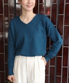 【ピエロ/Pierrot】のプレミアムカシミヤタッチオーバーサイズニット 大人の最旬トレンドファッション＆コーディネート founy(ファウニー) ファッション Fashion レディースファッション Fashion for Women トップス・カットソー Cut & Sew Tops ニット Knit Tops & Sweaters シンプル Simple, Minimal スラックス Slacks, Dress Pants デニム Denim, Jeans Material プチプライス・低価格 Affordable / Budget Price エレガント 上品 Elegant thumbnail 163cm / インディゴブルー / Vネック / M|ID: prp329100004971822 ipo3291000000037282763