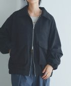 【ピエロ/Pierrot】のRASW フェイクスエードフライトジャケット 大人の最旬トレンドファッション＆コーディネート founy(ファウニー) ファッション Fashion レディースファッション Fashion for Women アウター Coat / Outerwear Collection レディースジャケット・軽アウター Jackets プチプライス・低価格 Affordable / Budget Price ポケット Pocket, Pocket Detail thumbnail 166cm / ブラック / M|ID: prp329100004971876 ipo3291000000037282985