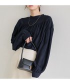 【ピエロ/Pierrot】のギャザーデザインボリュームブラウス 大人の最旬トレンドファッション＆コーディネート founy(ファウニー) ファッション Fashion レディースファッション Fashion for Women トップス・カットソー Cut & Sew Tops シャツ・ブラウス・オフィスカジュアル Elegant Blouses & Button-Ups ギャザー Gathered, Ruffled スリーブ Sleeve, Long Sleeve / Short Sleeve プチプライス・低価格 Affordable / Budget Price thumbnail 167cm / ネイビー / M|ID: prp329100004971880 ipo3291000000037282998