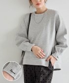 【ピエロ/Pierrot】の【アウトレットSALE!】【刺繍入り】サイドジップダンボールスウェット 大人の最旬トレンドファッション＆コーディネート founy(ファウニー) ファッション Fashion レディースファッション Fashion for Women トップス・カットソー Cut & Sew Tops レディースパーカー・カジュアルフーディー Casual Hoodies & Sweatshirts スウェット・クルーネックトップス Sweatshirts & Crewnecks / Relaxed Fit Sweat Tops アウトレット Outlet / Clearance シンプル Simple, Minimal ストレッチ Stretch, Stretchy Fabric トレンド Trend, Trending Now フォルム Silhouette, Form プチプライス・低価格 Affordable / Budget Price エレガント 上品 Elegant thumbnail 【刺繍入り】サイドジップダンボールスウェット【Pierrot】|ID: prp329100004971883 ipo3291000000037283011