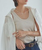 【ピエロ/Pierrot】のRASW 機能付き前後2wayテレコリブタンクトップ 166cm / オートミール / M|ID:prp329100004971939