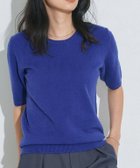 【ピエロ/Pierrot】のプレミアムカシミヤタッチ半袖ニット 162cm / ロイヤルブルー / M|ID: prp329100004971971 ipo3291000000037283363