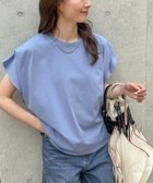 【ピエロ/Pierrot】の軽撥水・防汚タックスリーブドルマンTシャツ 大人の最旬トレンドファッション＆コーディネート founy(ファウニー) ファッション Fashion レディースファッション Fashion for Women トップス・カットソー Cut & Sew Tops シャツ・ブラウス・オフィスカジュアル Elegant Blouses & Button-Ups ロングTシャツ・Tシャツ Longline T-Shirts & Tees カットソー Cut and Sewn Top プチプライス・低価格 Affordable / Budget Price thumbnail 163cm / ブルー / M|ID: prp329100004972114 ipo3291000000037283982