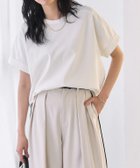 【ピエロ/Pierrot】の汗ジミ防止ターンバックオーバーTシャツ 大人の最旬トレンドファッション＆コーディネート founy(ファウニー) ファッション Fashion レディースファッション Fashion for Women トップス・カットソー Cut & Sew Tops シャツ・ブラウス・オフィスカジュアル Elegant Blouses & Button-Ups ロングTシャツ・Tシャツ Longline T-Shirts & Tees 送料無料 Free Shipping シンプル Simple, Minimal トレンド Trend, Trending Now プチプライス・低価格 Affordable / Budget Price ボックス Boxy, Box Shape 吸水 Absorbent, Quick-Dry thumbnail 162cm / オフホワイト / M|ID: prp329100004972159 ipo3291000000037284195