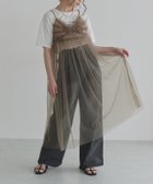 【ピエロ/Pierrot】のECLAM チュールキャミワンピース 大人の最旬トレンドファッション＆コーディネート founy(ファウニー) ファッション Fashion レディースファッション Fashion for Women ワンピース Dresses キャミソールワンピース Camisole Dresses インナー Innerwear キャミソール Camisole, Spaghetti Strap Top シンプル Simple, Minimal チュール Tulip, Tulip Motif デニム Denim, Jeans Material フリル Frill, Ruffle プチプライス・低価格 Affordable / Budget Price リボン Ribbon, Bow thumbnail [ECLAM] チュールキャミワンピース|ID: prp329100004972192 ipo3291000000037284372