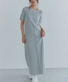 【ピエロ/Pierrot】のECLAM リブカットソーレイヤード風ワンピース 大人の最旬トレンドファッション＆コーディネート founy(ファウニー) ファッション Fashion レディースファッション Fashion for Women ワンピース Dresses スリット Slit, Slit Detail ブルゾン Blouson, Bomber Jacket プチプライス・低価格 Affordable / Budget Price ロング Long, Long-Length thumbnail 163cm / 杢グレー / FREE|ID: prp329100004972207 ipo3291000000037284434
