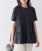 【ピエロ/Pierrot】の【イージーケア】ティアードTシャツ 162cm / ネイビー / M|ID: prp329100004972329 ipo3291000000037285032