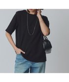 【ピエロ/Pierrot】のRASW コーマコットン五分袖Tシャツ 166cm / ブラック / M|ID: prp329100004972340 ipo3291000000037285092