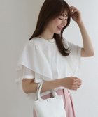 【ピエロ/Pierrot】のドッキングフリルTシャツ ドッキングフリルTシャツ|ID: prp329100004972381 ipo3291000000037285256