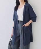 【ピエロ/Pierrot】の接触冷感ロングカーディガン 162cm / ネイビー / M|ID: prp329100004972399 ipo3291000000037285325
