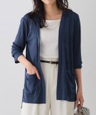 【ピエロ/Pierrot】の接触冷感トッパーカーディガン 162cm / ネイビー / M|ID: prp329100004972404 ipo3291000000037285348