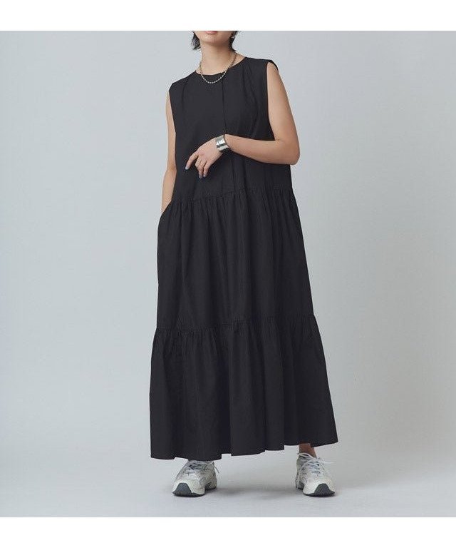 【ピエロ/Pierrot】のRASW タックスリーブティアードワンピース インテリア・キッズ・メンズ・レディースファッション・服の通販 founy(ファウニー) https://founy.com/ ファッション Fashion レディースファッション Fashion for Women ワンピース Dresses ノースリーブ Sleeveless, No-Sleeve バランス Balance, Style Balance プチプライス・低価格 Affordable / Budget Price ポケット Pocket, Pocket Detail エレガント 上品 Elegant |ID: prp329100004972539 ipo3291000000037285957