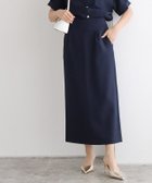【ピエロ/Pierrot】の【B会場】接触冷感リネンライクスカート 157cm / ネイビー / M|ID: prp329100004972626 ipo3291000000037286354