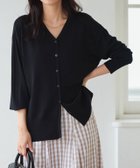 【ピエロ/Pierrot】のUVカット・接触冷感シアーカーディガン 162cm / ブラック / ロング丈 / M|ID: prp329100004972633 ipo3291000000037286383
