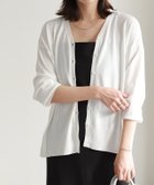 【ピエロ/Pierrot】のUVカット・接触冷感シアーカーディガン 167cm / オフホワイト / ロング丈 / M|ID: prp329100004972633 ipo3291000000037286385