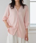 【ピエロ/Pierrot】のUVカット・接触冷感シアーカーディガン 162cm / ライトピンク / ロング丈 / M|ID: prp329100004972633 ipo3291000000037286392