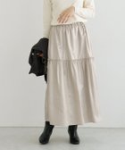 【ピエロ/Pierrot】のシャイニーギャザースカート 163cm / ベージュ / M|ID: prp329100004972646 ipo3291000000037286452