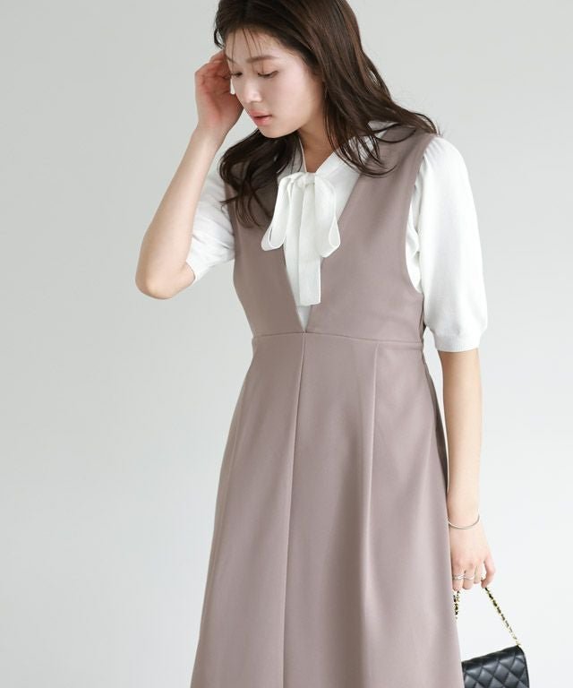 【ピエロ/Pierrot】の接触冷感2wayリボンニット インテリア・キッズ・メンズ・レディースファッション・服の通販 founy(ファウニー) 　ファッション　Fashion　レディースファッション　Fashion for Women　トップス・カットソー　Cut & Sew Tops　ニット　Knit Tops & Sweaters　おすすめ　Recommended / Our Picks　インナー　Innerwear　ウォッシャブル　Machine Washable　フェミニン　Feminine, Girly　プチプライス・低価格　Affordable / Budget Price　リボン　Ribbon, Bow　ワンポイント　One Point, Statement Accent　エレガント 上品　Elegant　166cm / オフホワイト / M|ID: prp329100004972707 ipo3291000000037286699