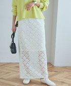 【ピエロ/Pierrot】のRASW ペチスカート付きレーススカート 166cm / オフホワイト / M|ID: prp329100004972744 ipo3291000000037286834
