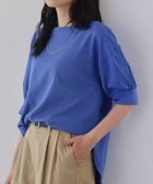 【ピエロ/Pierrot】のパフスリーブチュニックTシャツ 162cm / ブルー / M|ID: prp329100004972763 ipo3291000000037286894