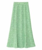 【ピエロ/Pierrot】の【アウトレットSALE!】花柄フレアロングスカート グリーン|ID: prp329100004972782 ipo3291000000037287005