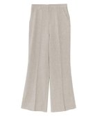 【ピエロ/Pierrot】の【アウトレットSALE!】リネンライクセミフレアパンツ ベージュ|ID: prp329100004972784 ipo3291000000037287015