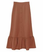 【ピエロ/Pierrot】の【アウトレットSALE!】フロントボタンヘムギャザースカート オレンジ|ID: prp329100004972787 ipo3291000000037287032