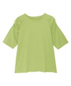 【ピエロ/Pierrot】の汗ジミ防止シャーリングデザインTシャツ ピスタチオ|ID: prp329100004972792 ipo3291000000037287060