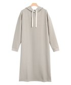 【ピエロ/Pierrot】の【アウトレットSALE!】ダンボールフードワンピース 大人の最旬トレンドファッション＆コーディネート founy(ファウニー) ファッション Fashion レディースファッション Fashion for Women ワンピース Dresses アウトレット Outlet / Clearance スリット Slit, Slit Detail バランス Balance, Style Balance プチプライス・低価格 Affordable / Budget Price エレガント 上品 Elegant thumbnail グレージュ|ID: prp329100004972808 ipo3291000000037287149