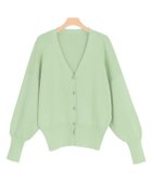 【ピエロ/Pierrot】の【アウトレットSALE!】ボリュームスリーブニットカーディガン ペールミント|ID: prp329100004972812 ipo3291000000037287161