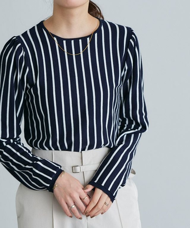 【ピエロ/Pierrot】のシルクタッチストライプニットプルオーバー インテリア・キッズ・メンズ・レディースファッション・服の通販 founy(ファウニー) https://founy.com/ ファッション Fashion レディースファッション Fashion for Women トップス・カットソー Cut & Sew Tops ニット Knit Tops & Sweaters カジュアルプルオーバー・ニットトップス Pullovers & Knit Tops / Casual Pullovers ギャザー Gathered, Ruffled シルク Silk, 100% Silk シンプル Simple, Minimal ストライプ Stripe, Striped Pattern プチプライス・低価格 Affordable / Budget Price |ID: prp329100004972835 ipo3291000000037287260