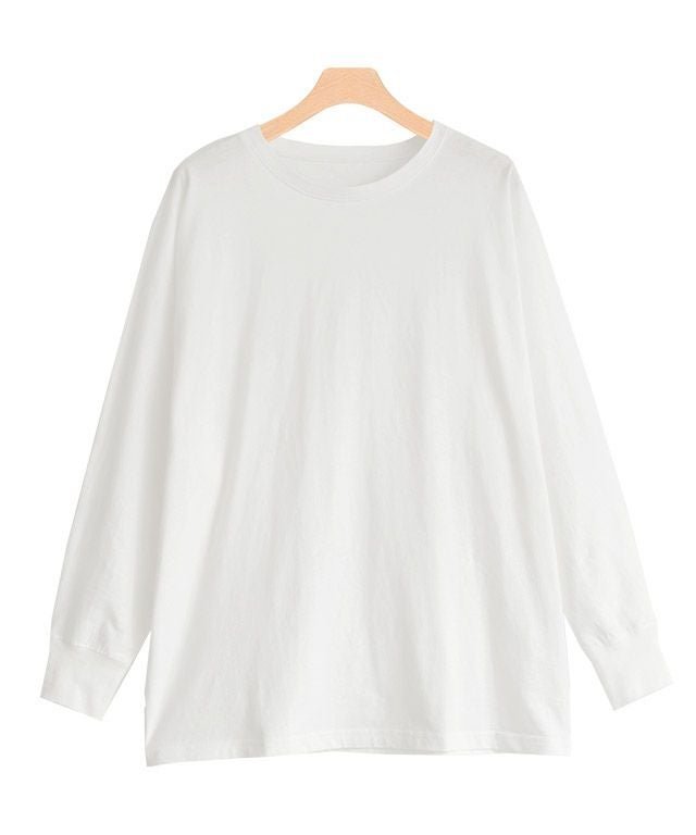 【ピエロ/Pierrot】のドルマンスリーブロングTシャツ インテリア・キッズ・メンズ・レディースファッション・服の通販 founy(ファウニー) 　ファッション　Fashion　レディースファッション　Fashion for Women　トップス・カットソー　Cut & Sew Tops　シャツ・ブラウス・オフィスカジュアル　Elegant Blouses & Button-Ups　ロングTシャツ・Tシャツ　Longline T-Shirts & Tees　シンプル　Simple, Minimal　プチプライス・低価格　Affordable / Budget Price　ロング　Long, Long-Length　オフホワイト|ID: prp329100004972863 ipo3291000000037287375
