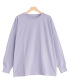【ピエロ/Pierrot】のドルマンスリーブロングTシャツ 大人の最旬トレンドファッション＆コーディネート founy(ファウニー) ファッション Fashion レディースファッション Fashion for Women トップス・カットソー Cut & Sew Tops シャツ・ブラウス・オフィスカジュアル Elegant Blouses & Button-Ups ロングTシャツ・Tシャツ Longline T-Shirts & Tees シンプル Simple, Minimal プチプライス・低価格 Affordable / Budget Price ロング Long, Long-Length thumbnail ラベンダー|ID: prp329100004972863 ipo3291000000037287380