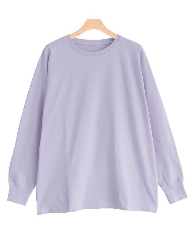 【ピエロ/Pierrot】のドルマンスリーブロングTシャツ インテリア・キッズ・メンズ・レディースファッション・服の通販 founy(ファウニー) 　ファッション　Fashion　レディースファッション　Fashion for Women　トップス・カットソー　Cut & Sew Tops　シャツ・ブラウス・オフィスカジュアル　Elegant Blouses & Button-Ups　ロングTシャツ・Tシャツ　Longline T-Shirts & Tees　シンプル　Simple, Minimal　プチプライス・低価格　Affordable / Budget Price　ロング　Long, Long-Length　ラベンダー|ID: prp329100004972863 ipo3291000000037287380