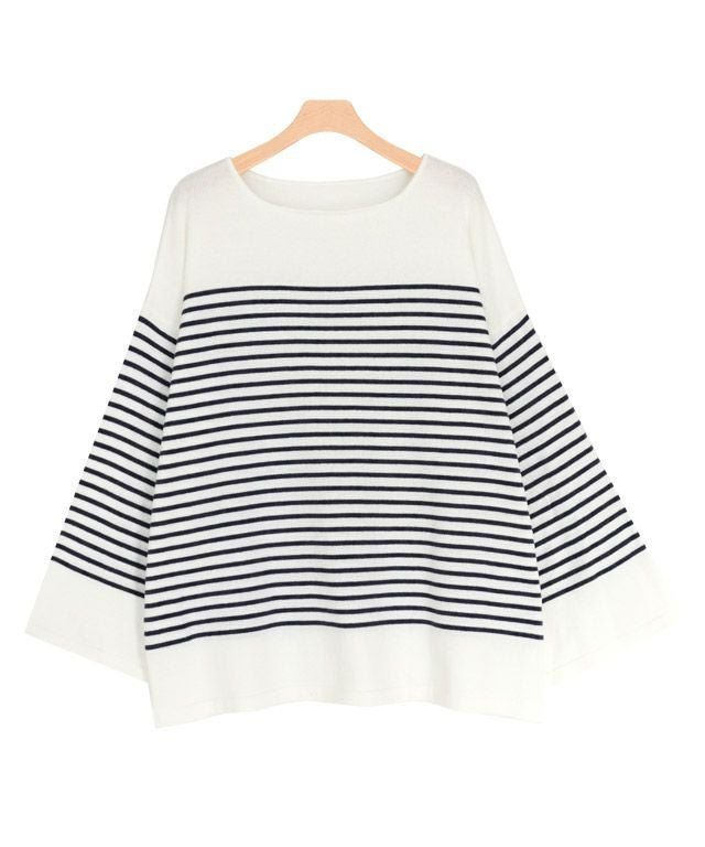 【ピエロ/Pierrot】のオーバーサイズボーダーニット インテリア・キッズ・メンズ・レディースファッション・服の通販 founy(ファウニー) https://founy.com/ ファッション Fashion レディースファッション Fashion for Women トップス・カットソー Cut & Sew Tops ニット Knit Tops & Sweaters スリーブ Sleeve, Long Sleeve / Short Sleeve プチプライス・低価格 Affordable / Budget Price ボーダー Border, Stripe ルーズ Loose, Oversized ワイド Wide, Wide Fit |ID: prp329100004972871 ipo3291000000037287419
