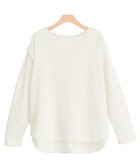 【ピエロ/Pierrot】のポンチショルダータックプルオーバー 大人の最旬トレンドファッション＆コーディネート founy(ファウニー) ファッション Fashion レディースファッション Fashion for Women トップス・カットソー Cut & Sew Tops カジュアルプルオーバー・ニットトップス Pullovers & Knit Tops / Casual Pullovers ショルダー Shoulder, Shoulder Strap プチプライス・低価格 Affordable / Budget Price thumbnail アイボリー|ID: prp329100004972874 ipo3291000000037287444